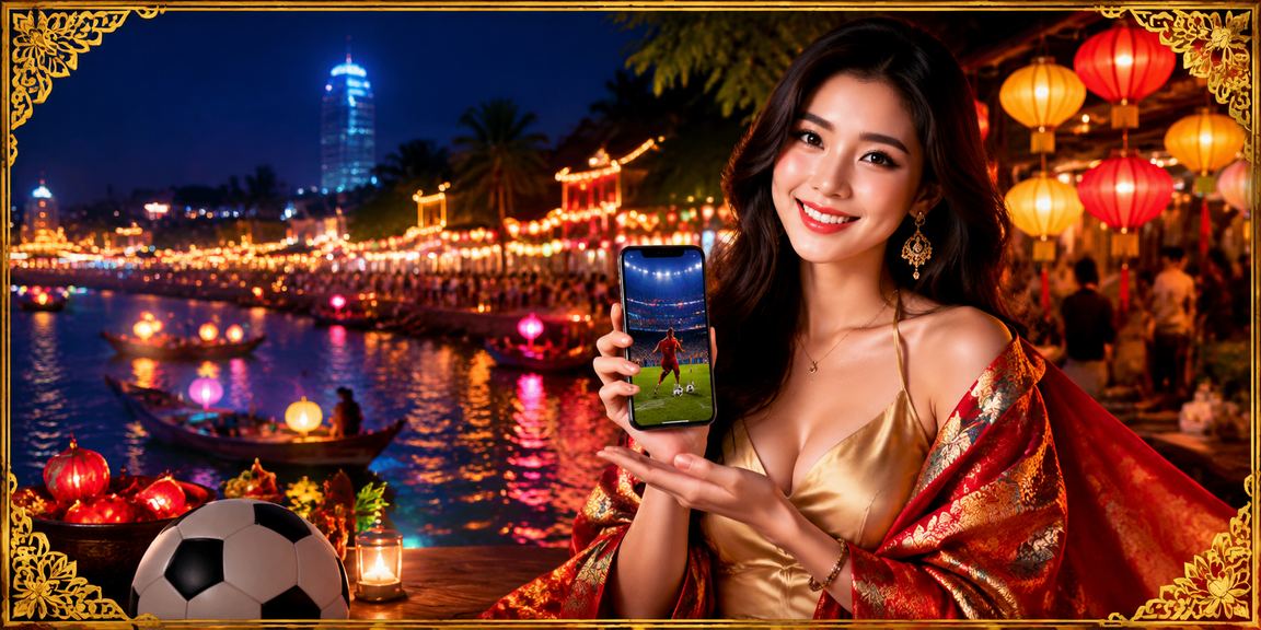Giao diện casino trên điện thoại di động tại Nha Trang về đêm